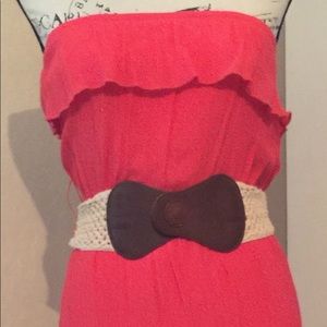 Coral beautiful maxi dress